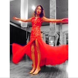 MacDuggal Dress. Scarlett Red. Only worn once